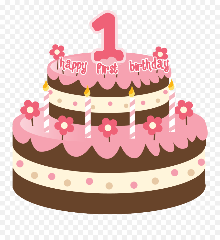 Free Birthday Cake Png Images Download - 1 Birthday Cake Png Emoji,Emoji Cakes For Girls