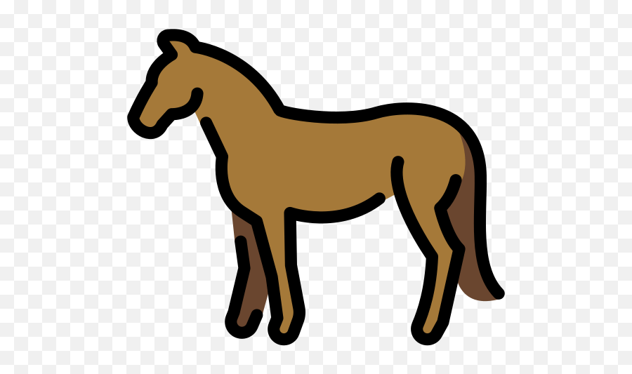 Horse Emoji - Pferd Emoji,Horse Emoticon
