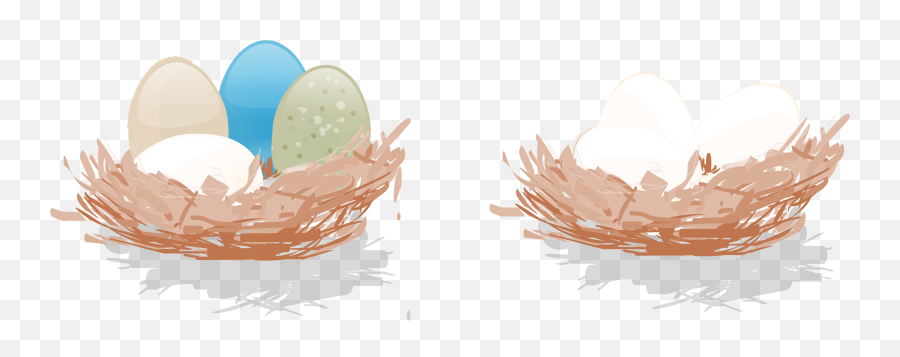 Eggs Nest Drawing Free Image - Nido De Huevos Png Emoji,Emotions On Eggs
