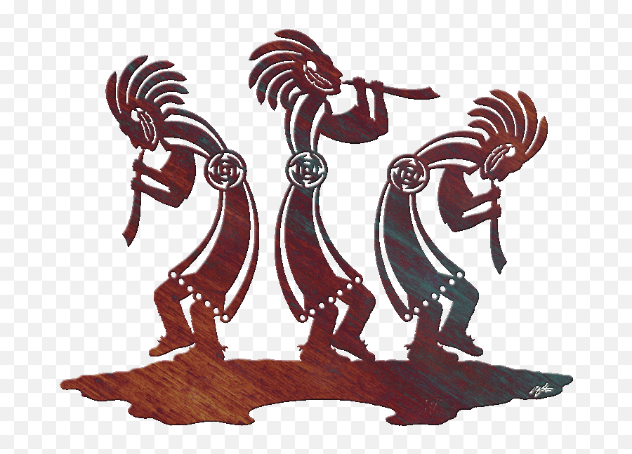 Clipart Design Native American Clipart - Kokopelli Dancer Emoji,Indian Dancing Emoticon