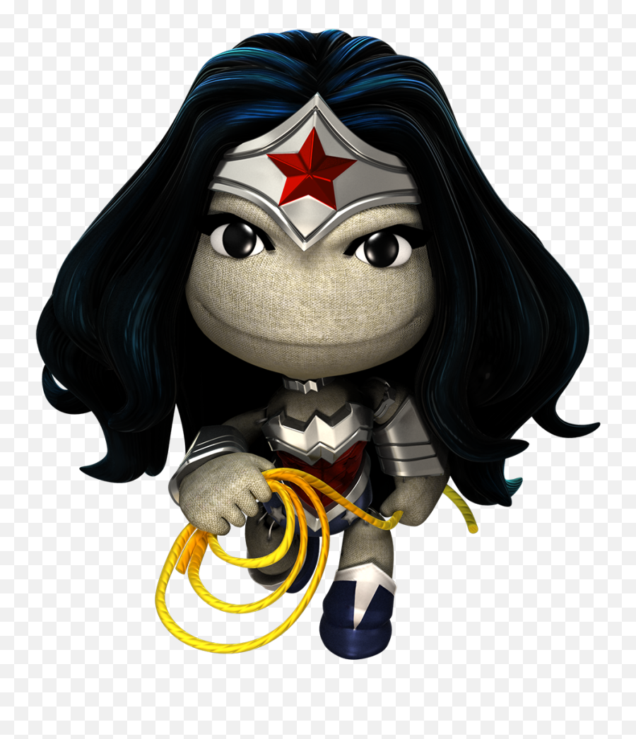 Wonder Woman And Captain Marvel Featured In - Little Big Planet Sackboy Costumes Emoji,Captian Marvel No Emotions