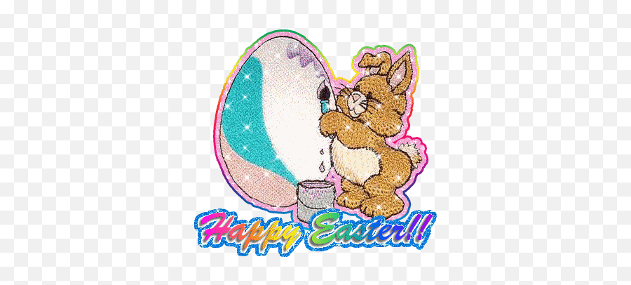 Cute Easter Glitter Graphic Easter Festival Graphics99com - Moving Animated Happy Easter Emoji,Emoticon Kiss Easter Basket