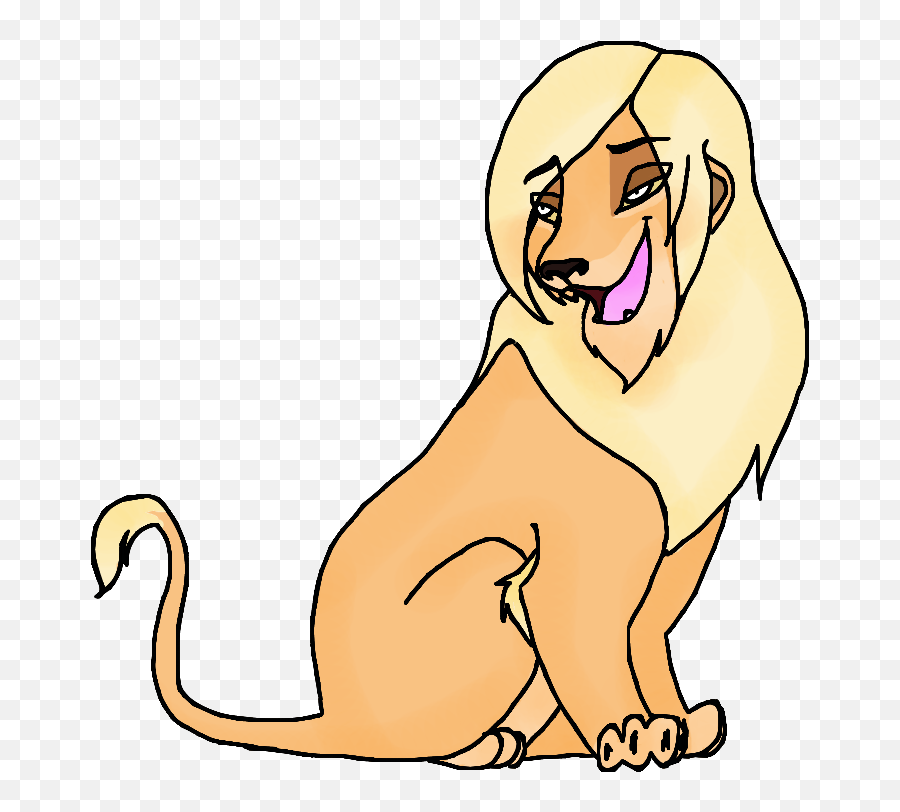 Lion Clipart Lion Cub Lion Lion Cub Transparent Free For - Draw A Cartoon Liom Emoji,Lying Down Emoji