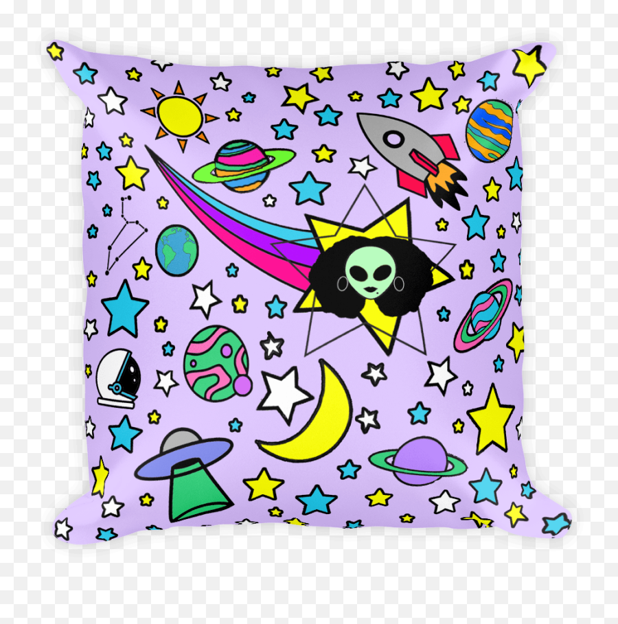Cozy Collection - Decorative Emoji,Alien Emoji Pillow