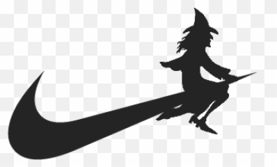 Ftestickers Witch Nike Swoosh Sticker - Fictional Character Emoji,Nike Swoosh Emoji