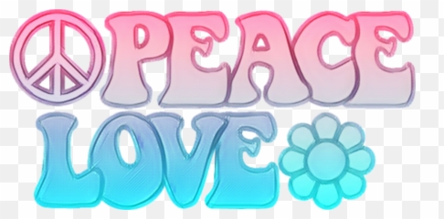 Love Peace Peaceandlove Hippie Sticker - Dot Emoji,Hippie Apple Emojis