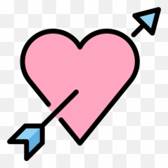 Heart With Arrow Emoji Clipart Free Download Transparent - Heart With Arrow Threw,Bow And Arrow Emoji