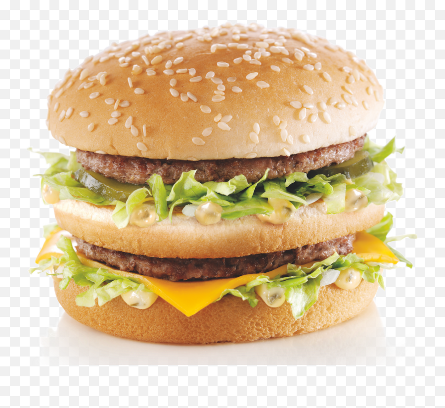 Mac Breakfast Mcdonalds Clipart Png - Big Mac Png Emoji,Hamburger Facebook Emoticon