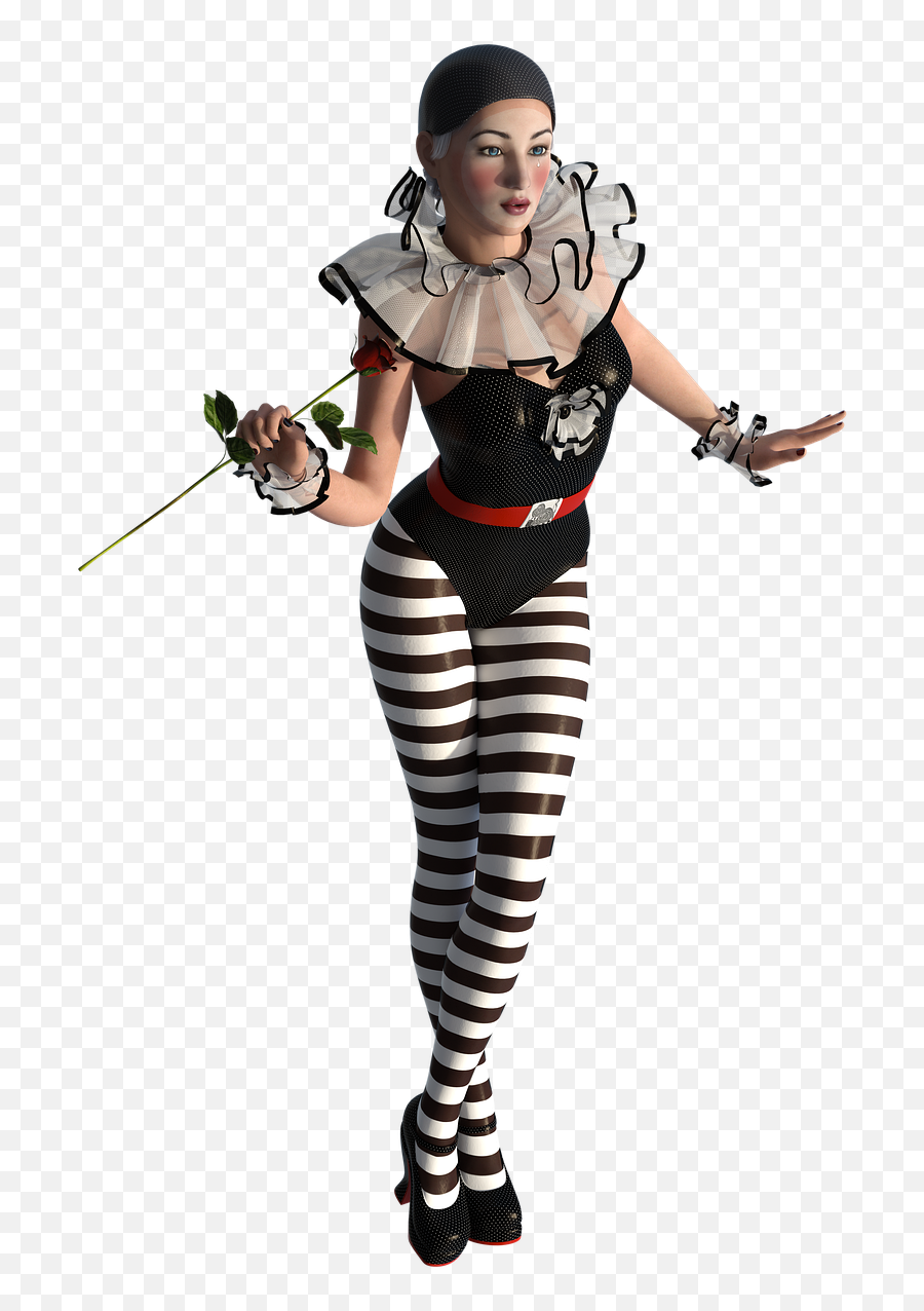Female Clown Mime - Free Image On Pixabay Mime Emoji,Clown Emotion Mouths