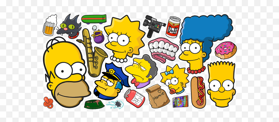 Colección Cursores The Simpsons - Happy Emoji,Homero Simpson Como Hacer Emoticon