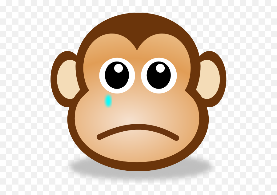Sad Bye - Clipart Best Sad Monkey Face Cartoon Emoji,Farewell Emoji