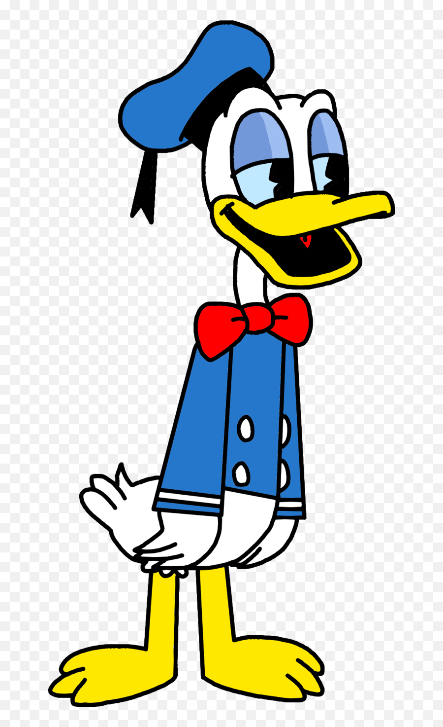 Cartoon Donald Duck Png Transparent - Donald Duck Foot Emoji,Donald Duck Emoji Download