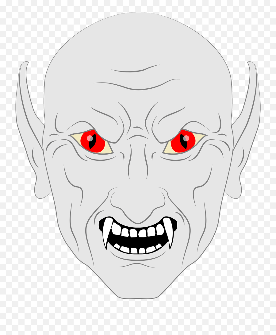 Vampire Face Clipart Free Download Transparent Png Creazilla - Demon Emoji,Emoji Mask Printables