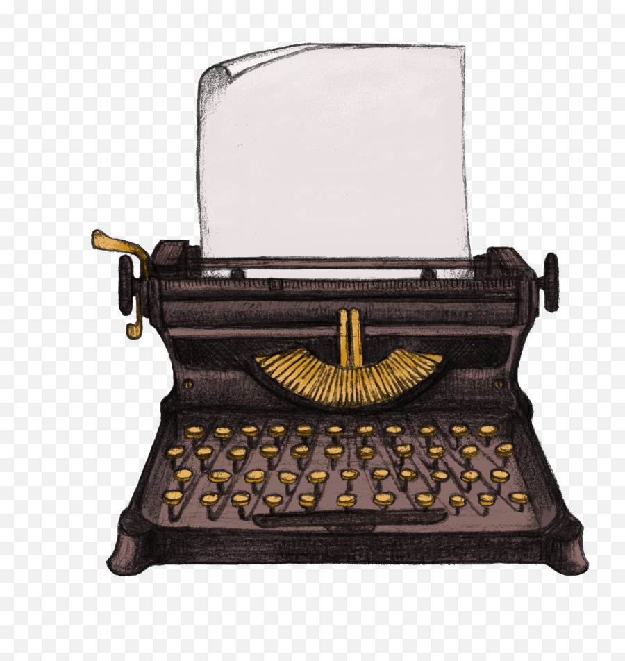 We Saw Stars - Transparent Typewriter Emoji,