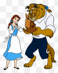 Beauty And The Beast Princess Png Free - Beauty And The Beast Beast Standing Emoji,Beauty And A Beast Emoji