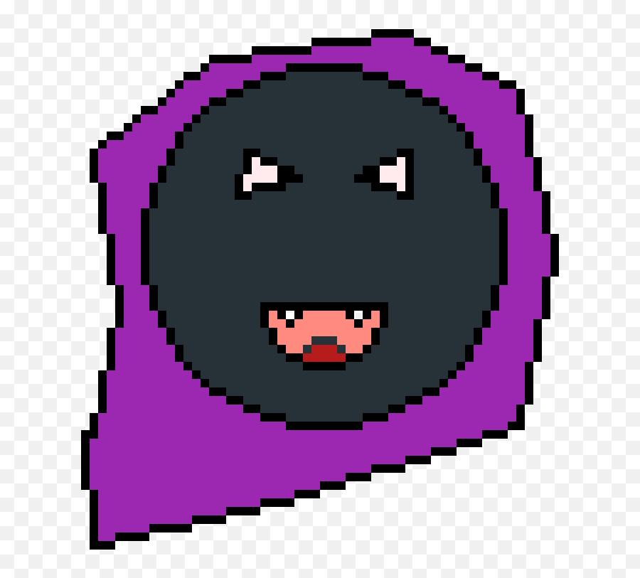 Download Gastly - Cute Slime Pixel Art Emoji,Punto Emoticon