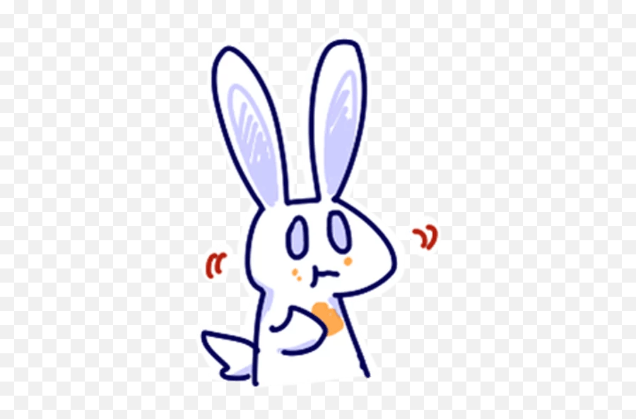 Sticker Maker - The Bunny And The Cat Dot Emoji,Sucide Bunny Emoticons