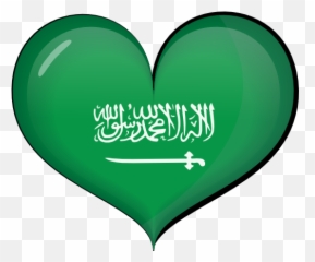 Saudi Arabia Heart Flag Clipart I2clipart - Royalty Free Saudi Arabia Emoji,Emoticon Flag Latex