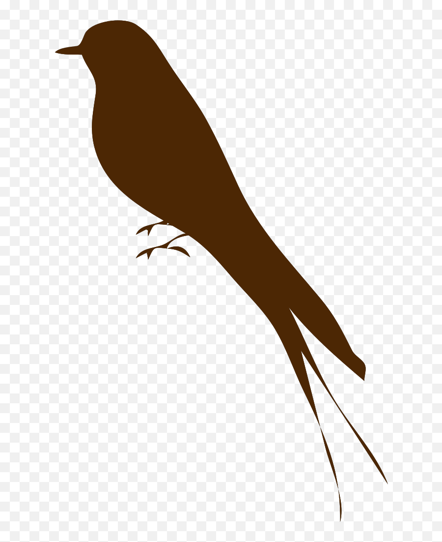 Love Bird Silhuette Chocolate Png Svg Clip Art For Web - Old World Flycatchers Emoji,Love Birds Emoji