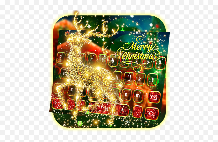 Christmas Reindeer Keyboard U2013 Apps On Google Play - Christmas Day Emoji,Reindeer Emoji