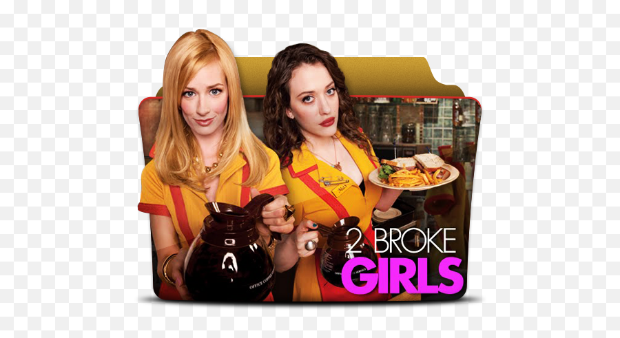 Broke Girls Icon Tv Series Folder Pack 1 - 4 Iconset Atty12 2 Broke Girls Emoji,Two Girls Emoji