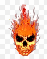 Skull T - Shirt Fire Flame Vector Skull Png Download 1596 Emoji,Skull Emoticon Sprite