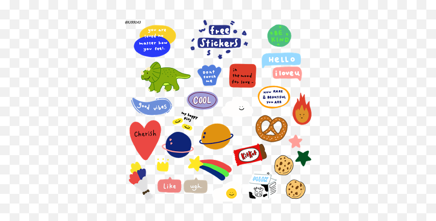 46 Emoji,Kakao Talk Emoticon Coupon