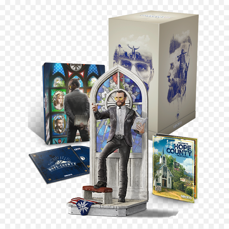 Buy Far Cry 5 The Father Collectoru0027s Edition For Ps4 Xbox Emoji,Father & Son: Pushing Through Emotions