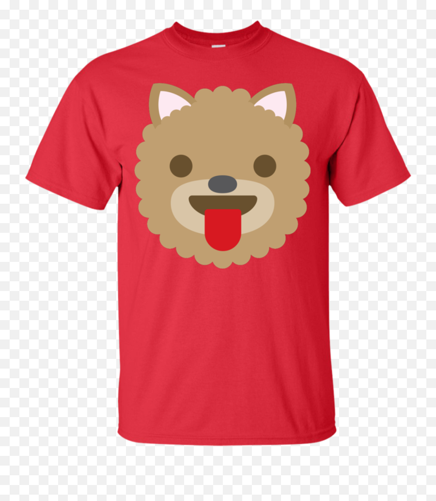 Dog Emoji Tongue Out T - Shirt,Emoji With Tongue Out