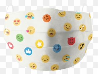 Emojis Cotton Face Mask Free Size Unisex - Cloth Face Mask Emoji,Emoji Sweat Suits