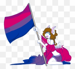Pride Moth Bisexual Wins By Mscolorsplash - Cartoon Clipart Bisexual Cartoon Emoji,Bisexual Emoji Symbol