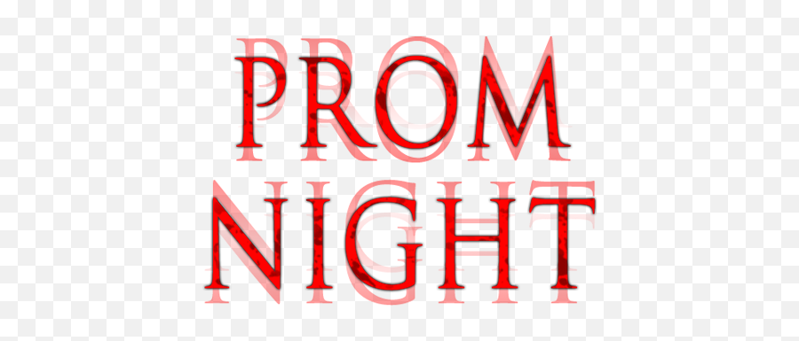 Prom Night 2008 Movie Logo - Vertical Emoji,Prom Emoji