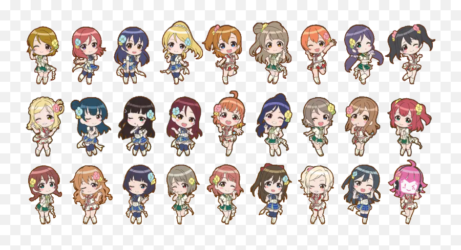 Loveliveschoolidol Sticker By - Love Live Chibi Transparent Emoji,Too Many Emojis Meme