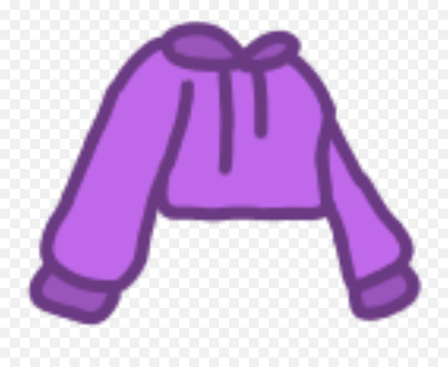 Purple Hoodie Gachalife Sticker - Girly Emoji,Devil Emoji Shirt