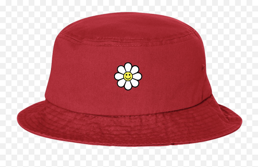 Daisy Smiley Bucket Hat - Costume Hat Emoji,Wave Emoji Bucket Hat