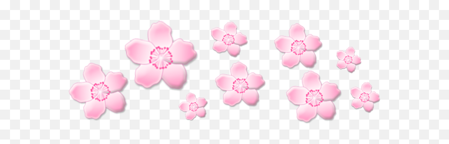 Flowers Emoji Pink Sticker - Girly,Pink Flower Emoji Transparent