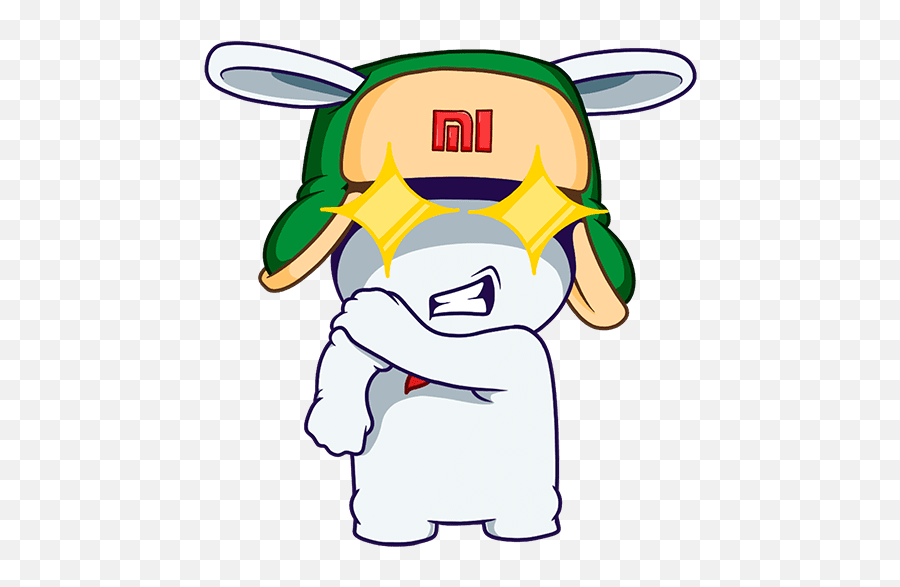 Vk Sticker - Xiaomi Bunny Emoji,Emoji Cartoon Network Descargar