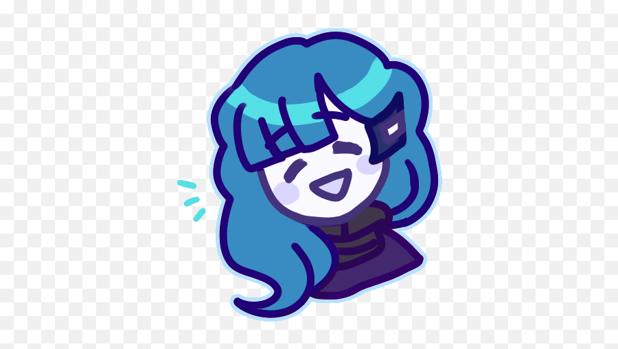 Lone On Twitter Va11 Hall - A The Emojiu2026 Va 11 Hall A Emoji,Blue Hair Emoji