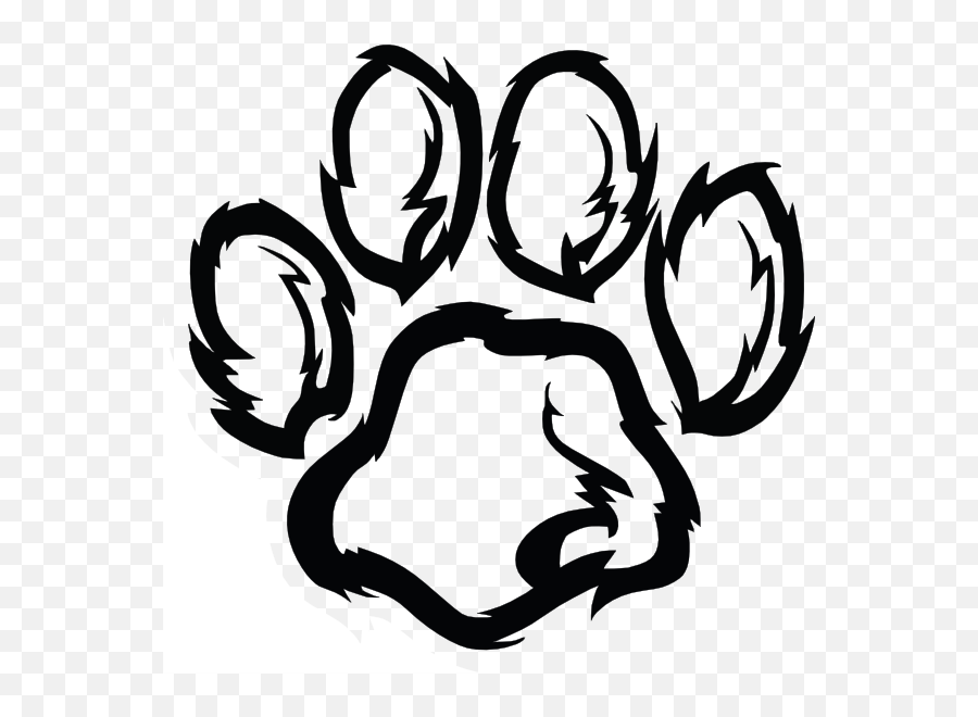 Husky Clipart Paw Husky Paw Transparent Free For Download - Wildcat Clip Art Emoji,Husky Emotions