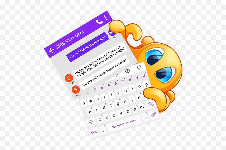 Sms Plus - Dot Emoji,Cool Emoji Texts