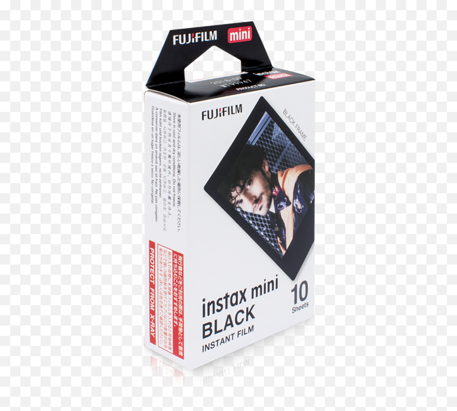 Instax Mini Film Black - Fujifilm Instax Sofortbild Black Film For Instax Emoji,Instax Film Emoji