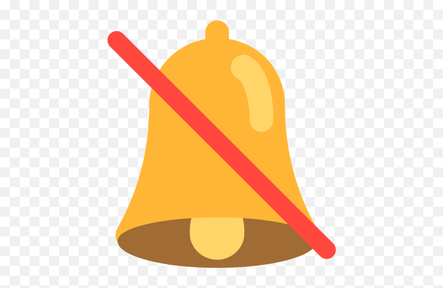 Bell With Slash Emoji - Bell With Line Through,Slash Emoji