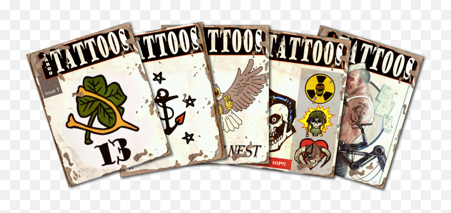 Taboo Tattoos - Language Emoji,Queen Card With Two Emotions Tattoo