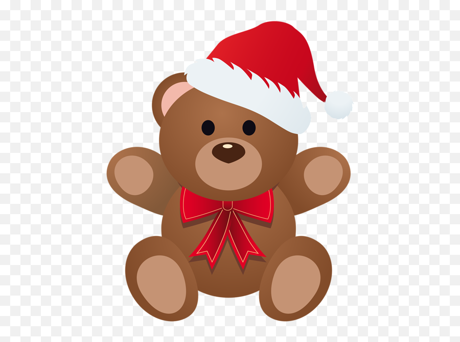Christmas Teddy Png Clipart Image - Christmas Teddy Bear Clipart Emoji,Bear Clip Art Emotions