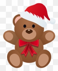 Christmas Teddy Png Clipart Image - Christmas Teddy Bear Clipart Emoji,Bear Clip Art Emotions