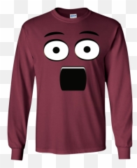 Emoji T - Shirt With A Surprised Face And Open Mouth U2013 Newmeup Harry Potter T Shirt Umbridge,Pink Suprised Terrified Emoticon