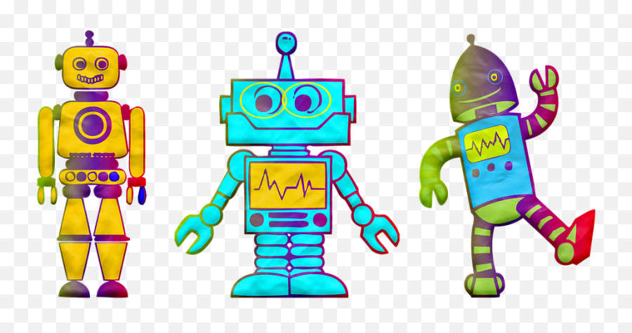 Free Photo Play Doh Modeling Colorful - Robot De Plastilina Emoji,Artificial Emotion Robot Colors
