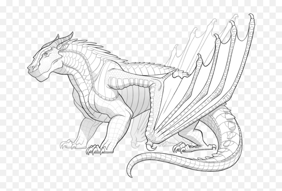 wings of fire dragon coloring pages