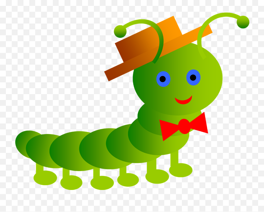 Inchworm Smile Worm Papillon Png - Cartoon Inchworm Emoji,Facebook Emoticon Worm