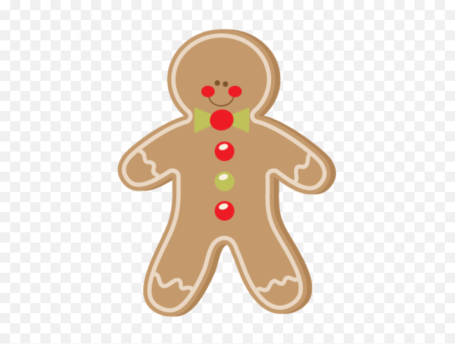Gingerbread Man Png Transparent - Cute Gingerbread Man Transparent Emoji,Gingerbread Man Emoji Iphone